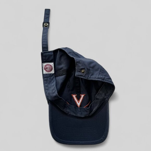 UVA Women's Baseball Hat Blue Virginia Cavaliers Logo Snap Closure Adjustable - Picture 5 of 8